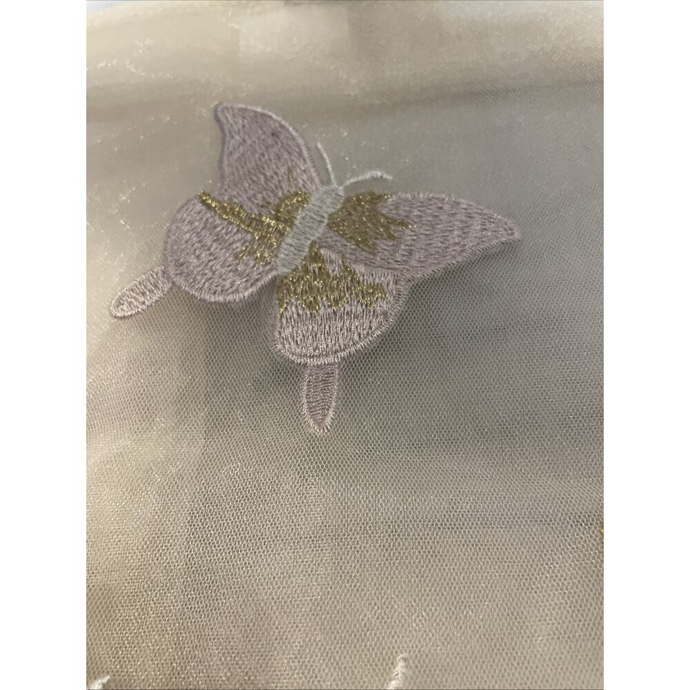 Christian Dior Beauty VIP GWP Cream Butterfly Mesh Tote Bag 16.5x14.5” - Picture 7 of 9